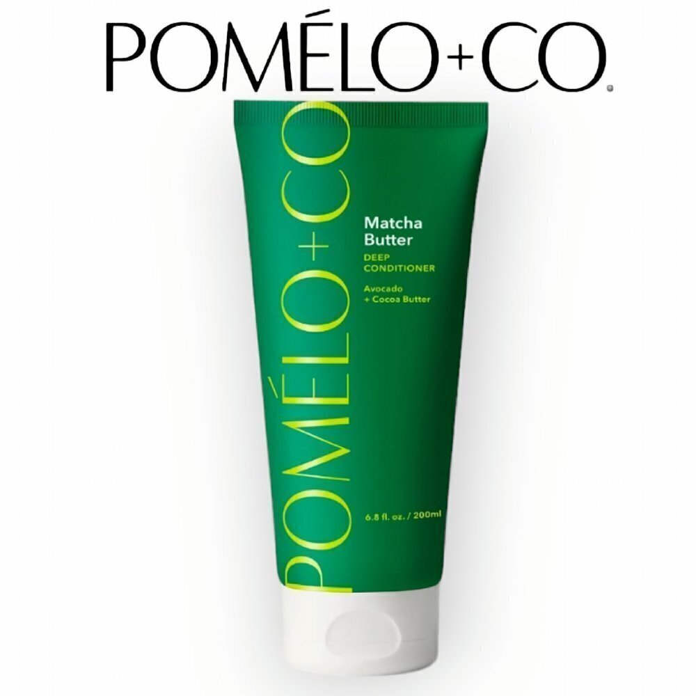 Pomelo Co Vegan Matcha Deep Conditioner Green Tea Plant Seed Oil 200mL Rich Care